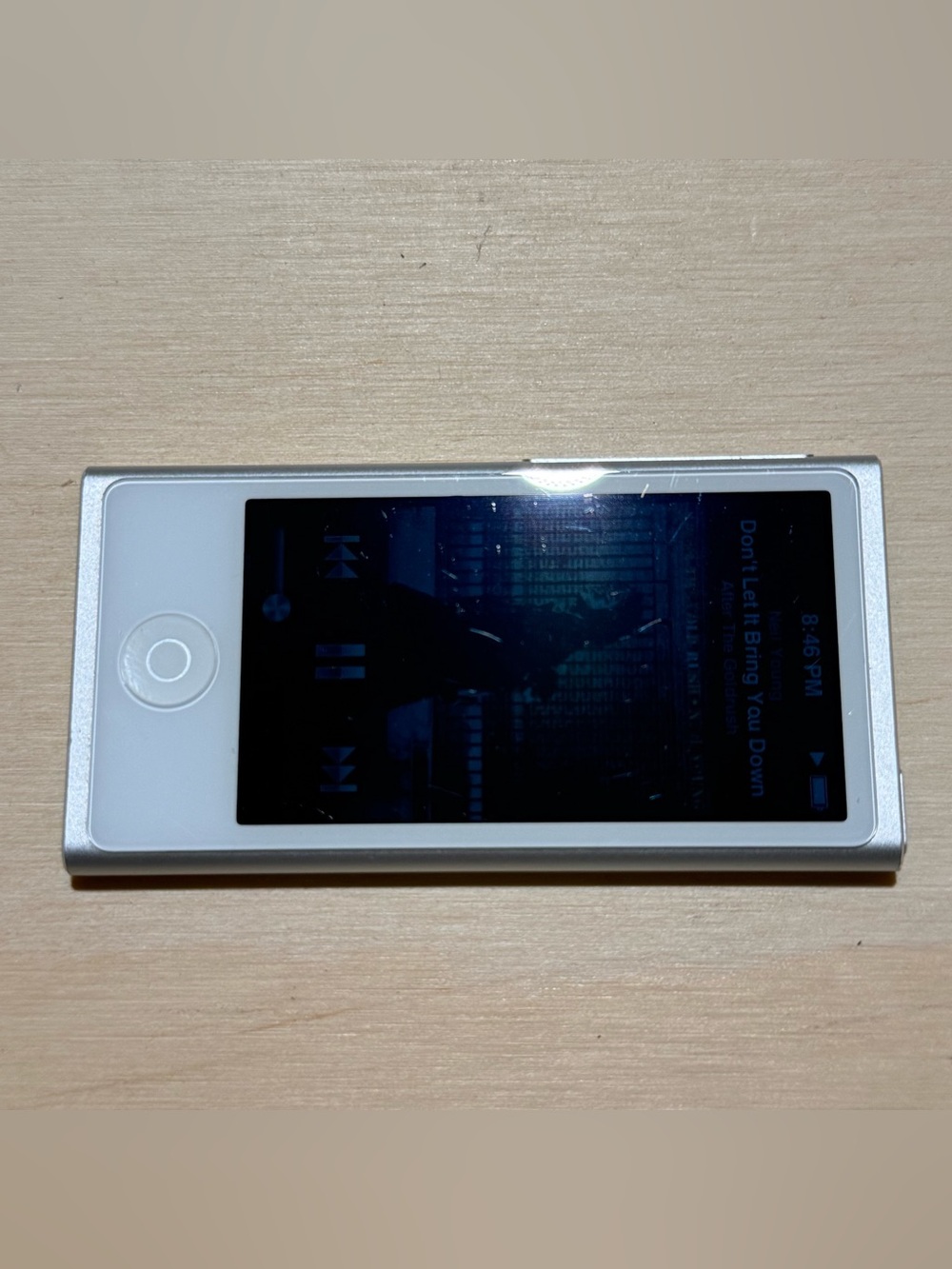 iPod Nano 7thGen Silver 16GB Model:A1446 w/2123-Song/Charg/Case Tested Good Read - Picture 6 of 14